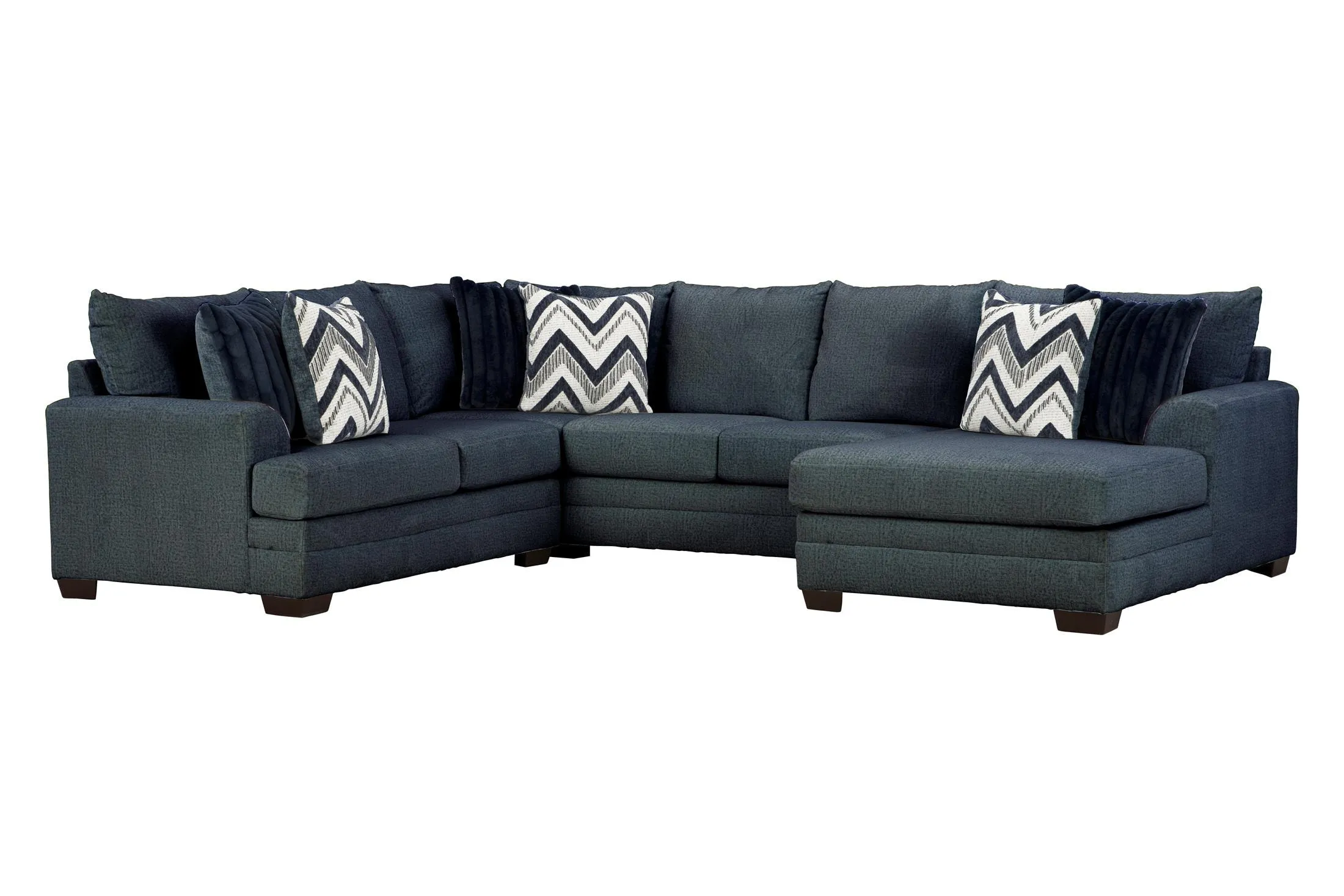 Perla 3-Piece Sectional with Chaise