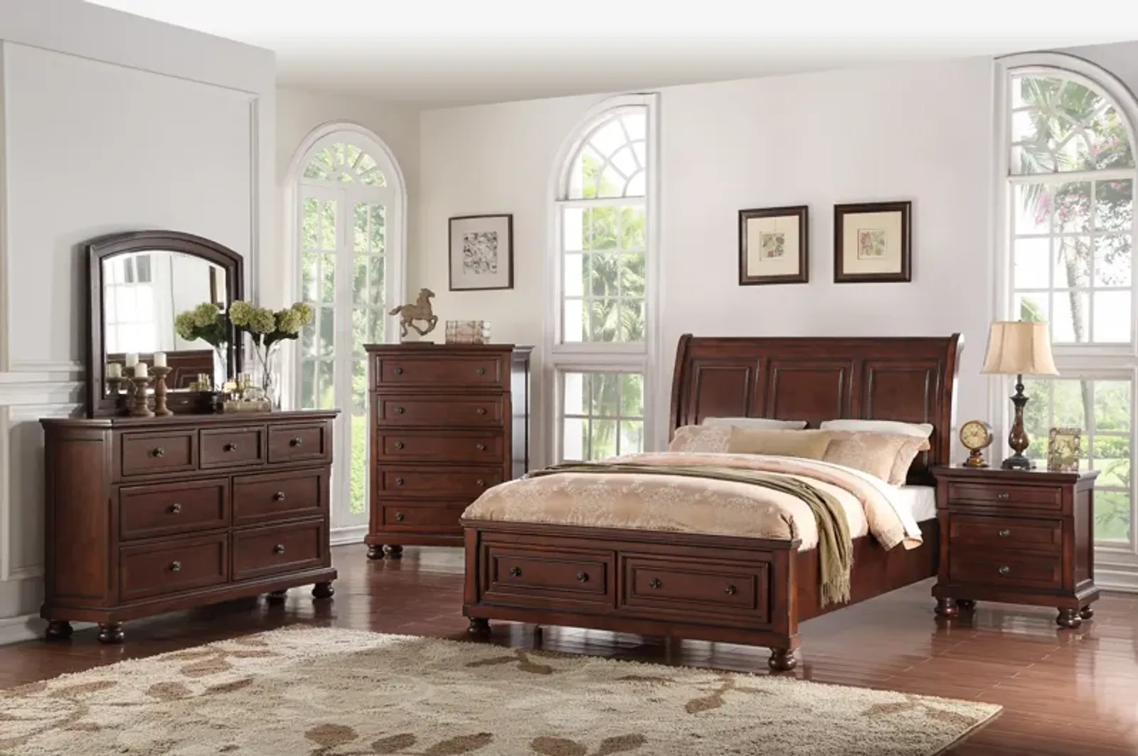 Kingsley 3-Piece Queen Storage Bedroom Set