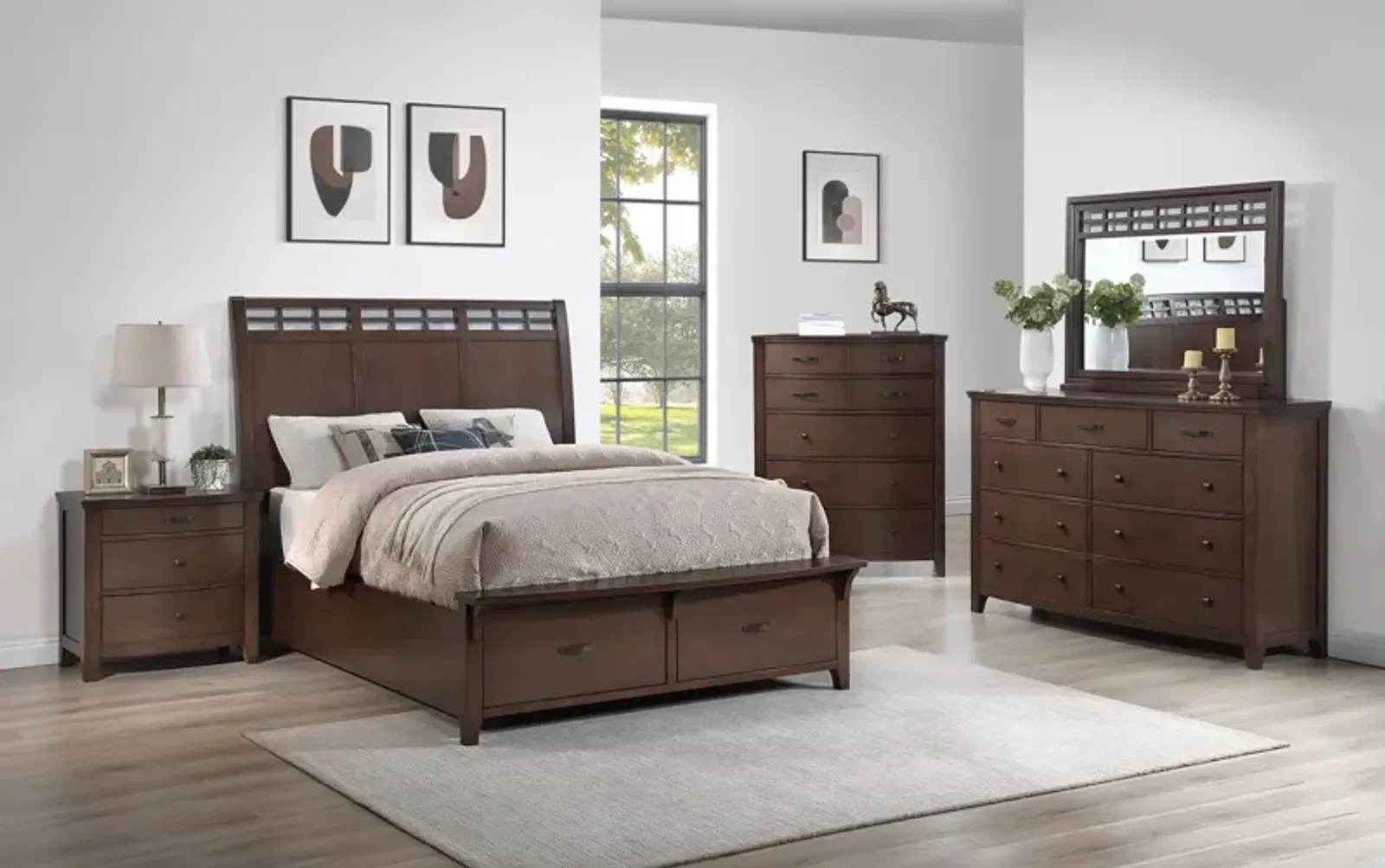 Cherry Creek Queen Storage Bed