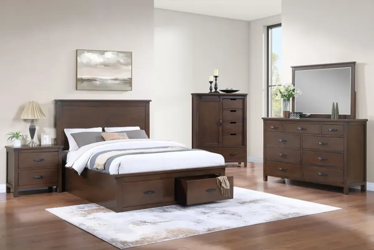 Holmes Edge Queen Storage Bed