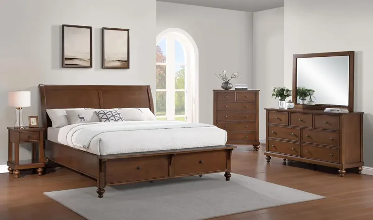 Roland 5-Piece Queen Storage Bedroom Set