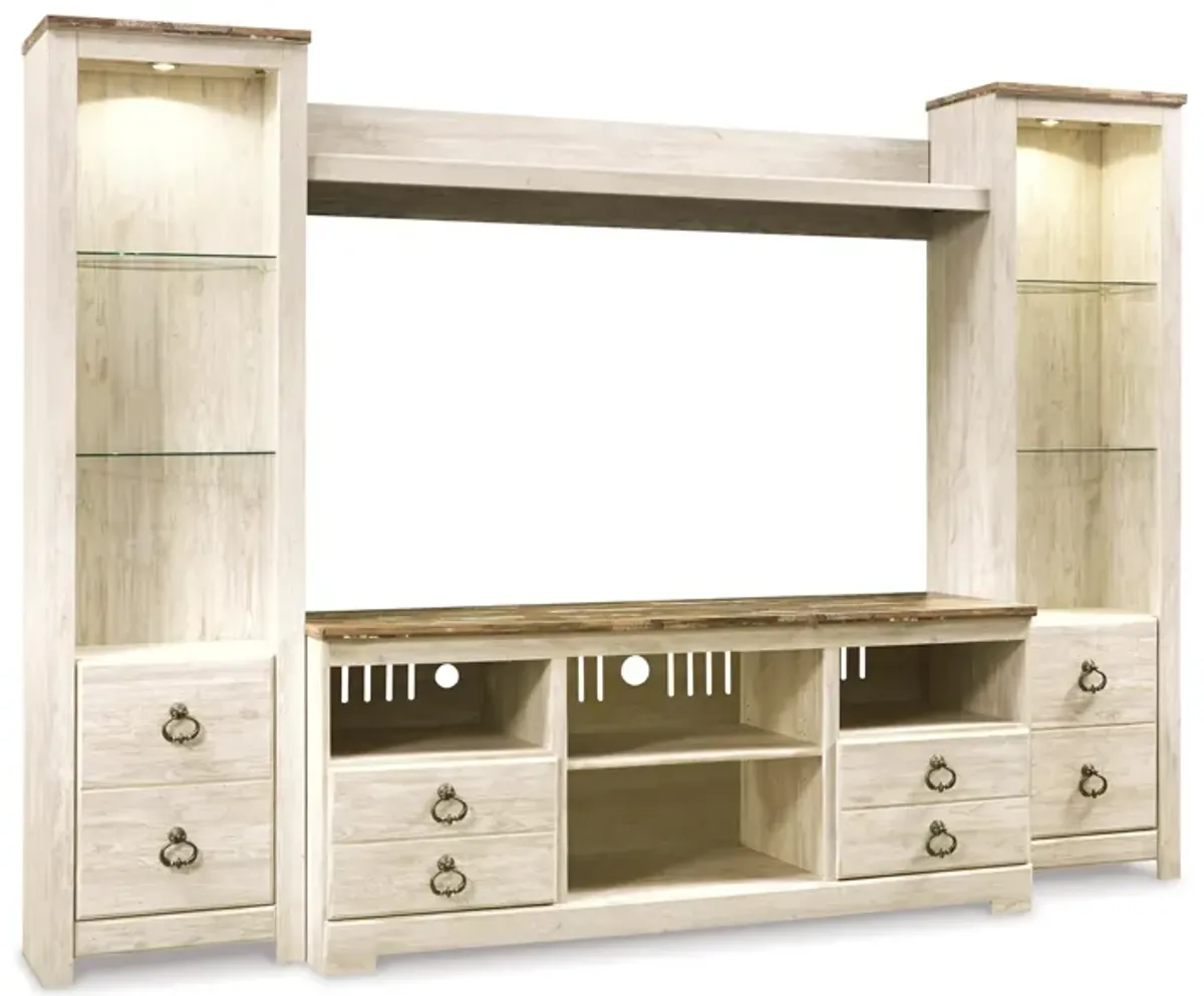 Willowton 4-Piece Entertainment Center