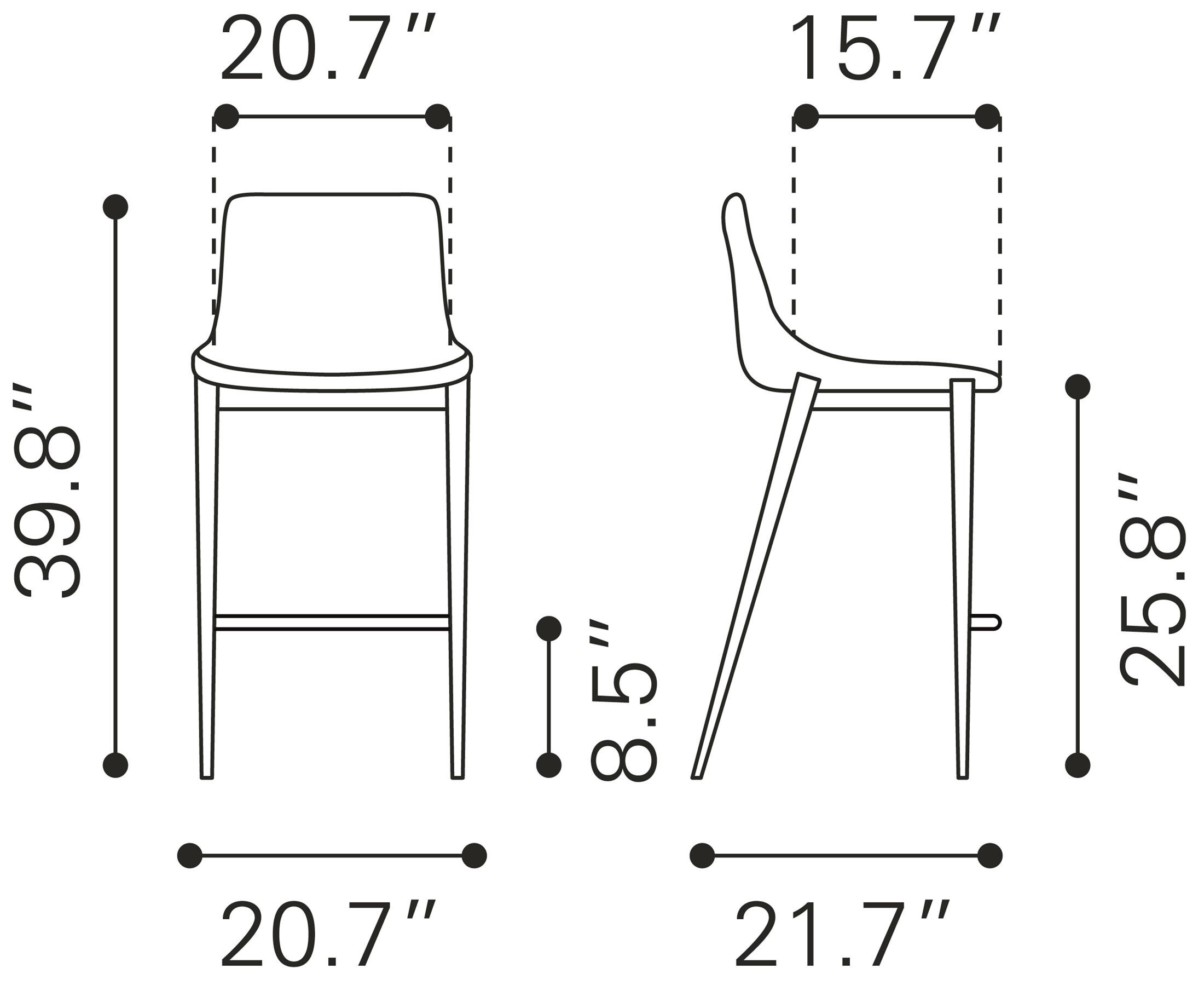 Magnus Counter Stool (Set of 2)