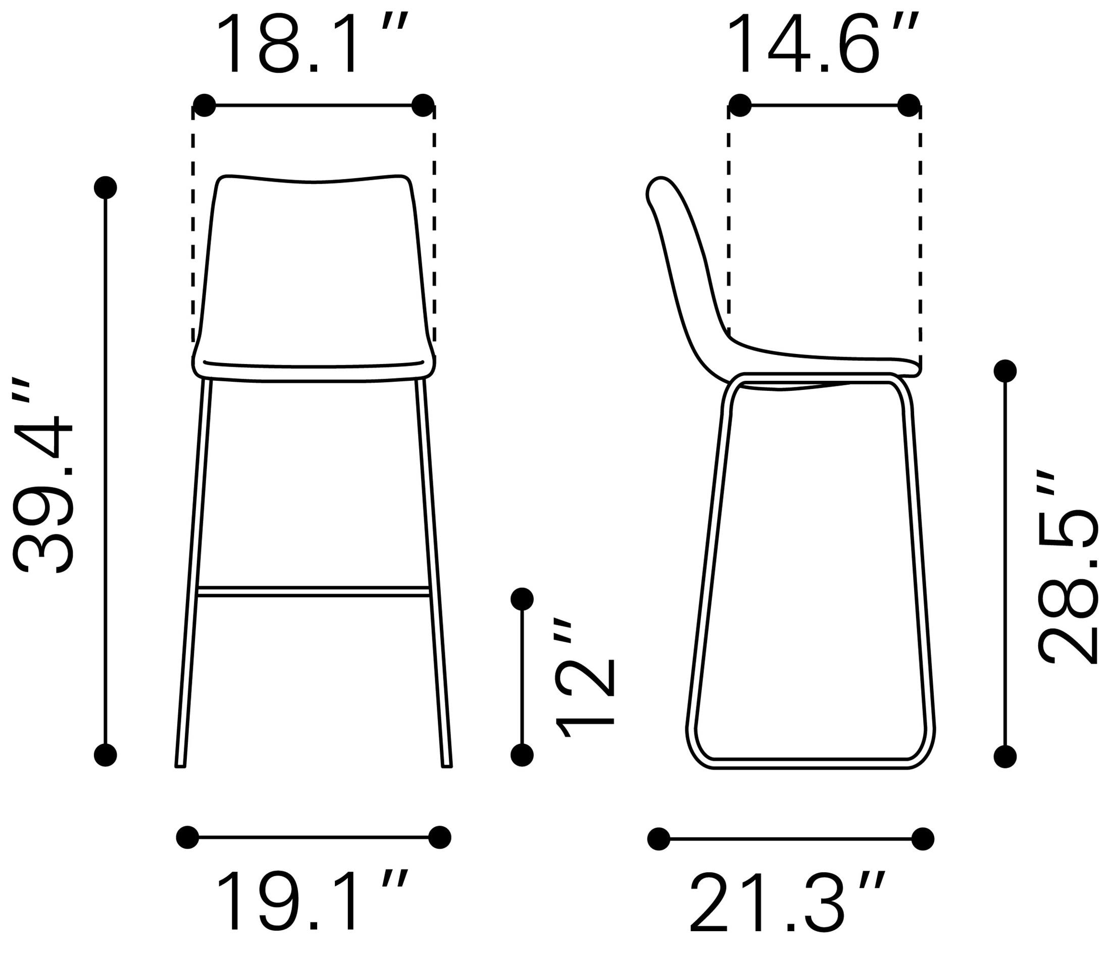 Smart Barstool (Set of 2)