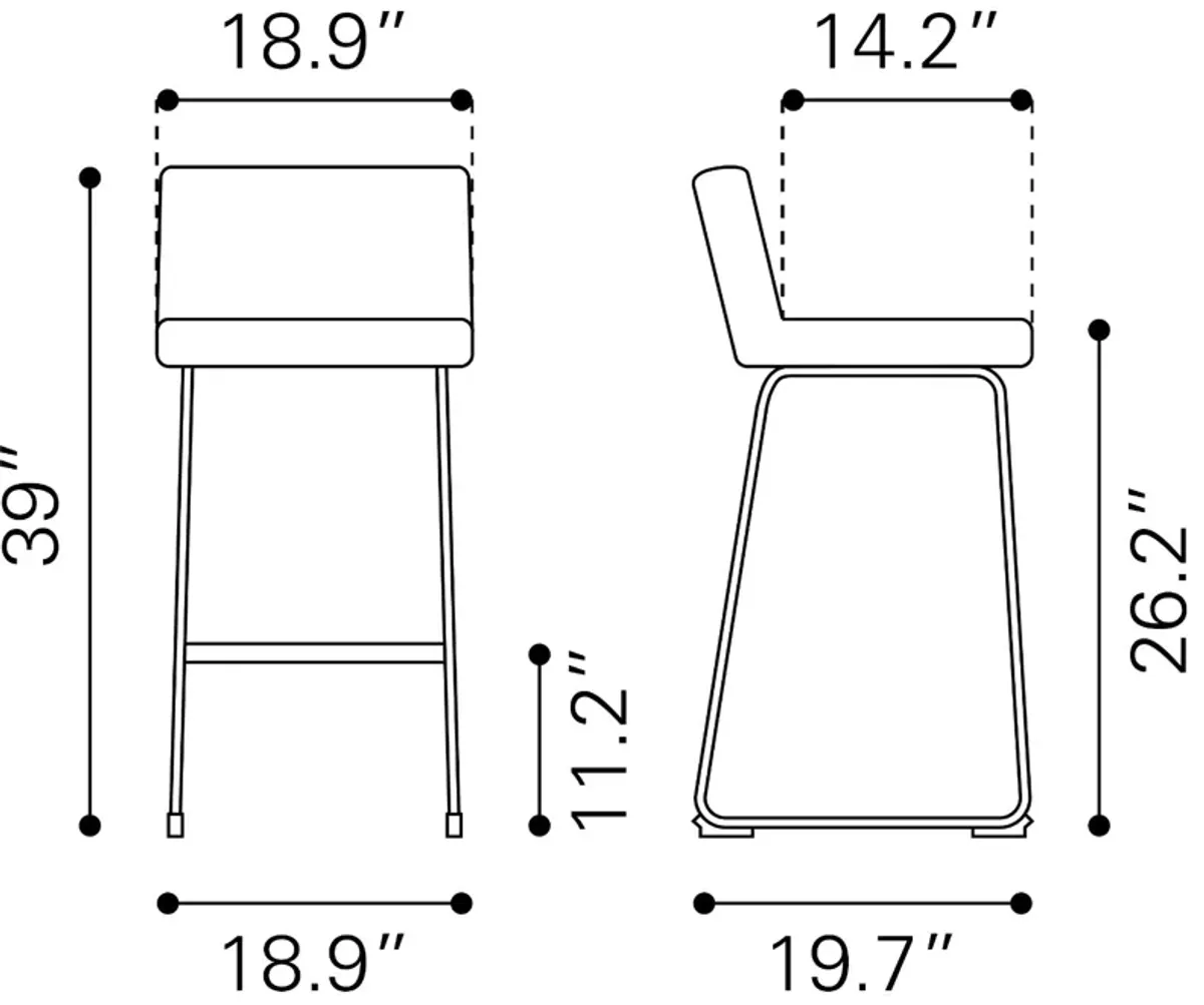 Pago Barstool (Set of 2)