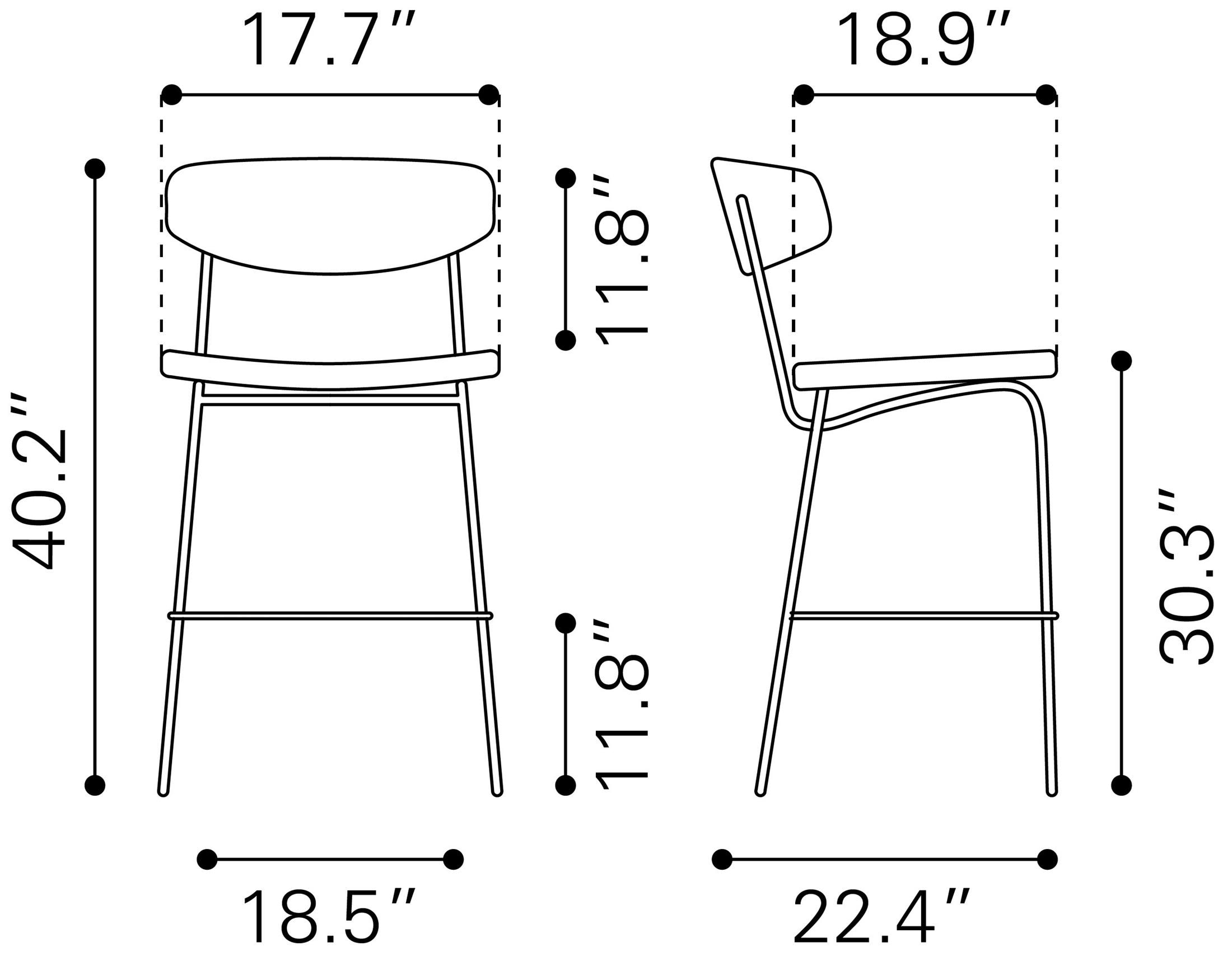 Charon Barstool (Set of 2)