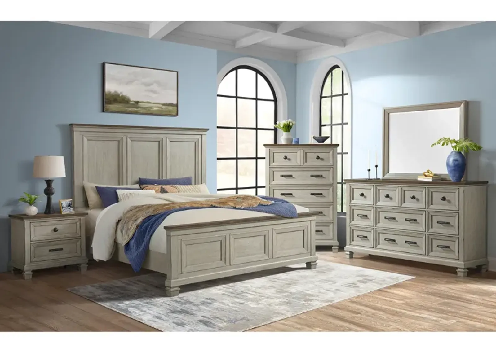 Graham 5-Piece King Panel Bedroom Set