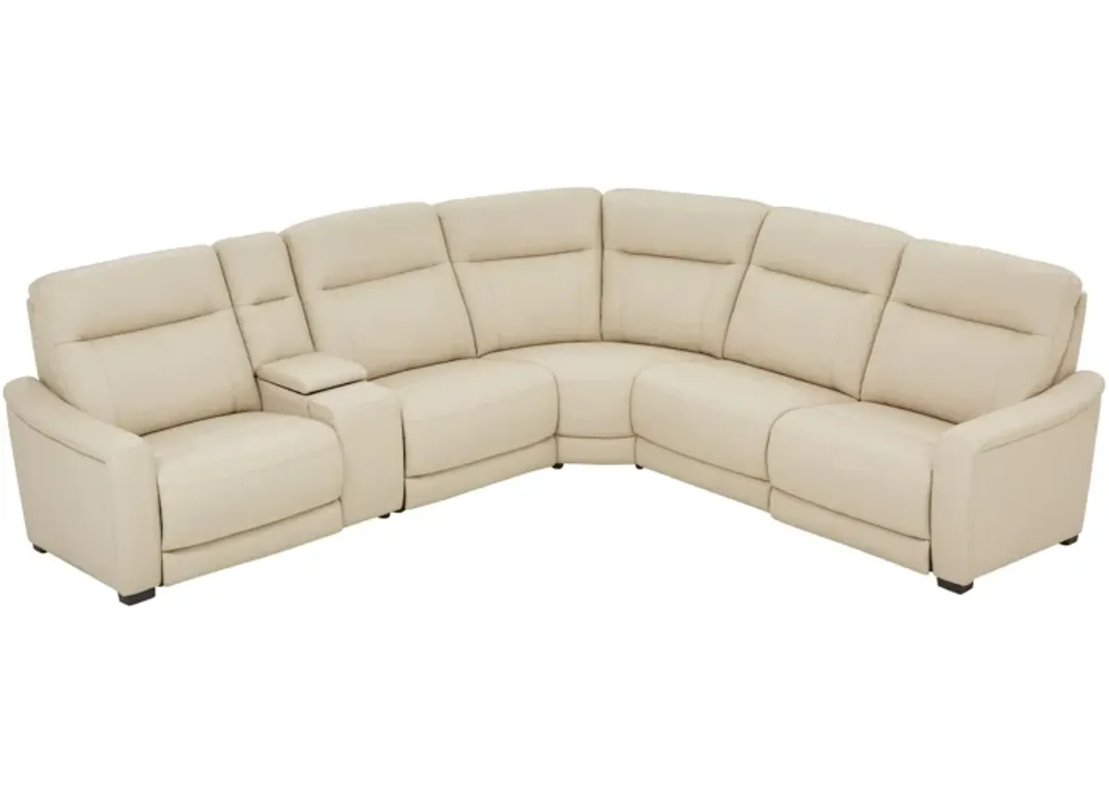 Newport 6-Piece Leather Power Reclining Sectional