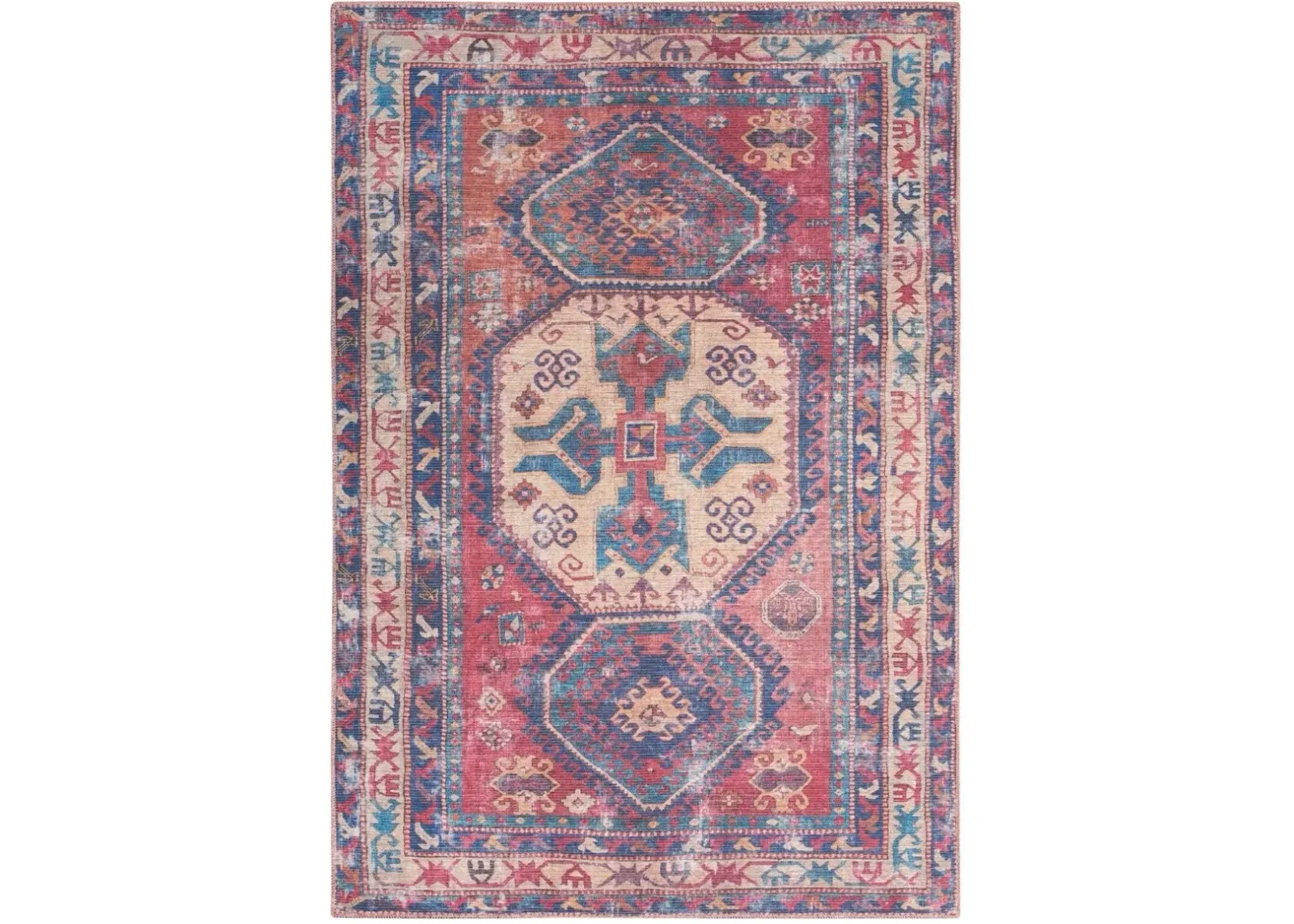 NC1 Washable 5'3" x 7'3" Rug