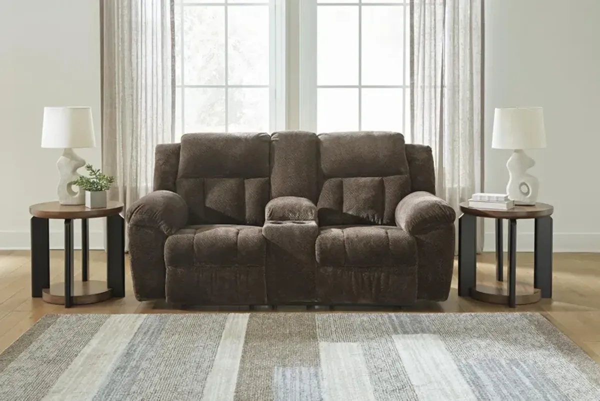 Frohn Reclining Console Loveseat