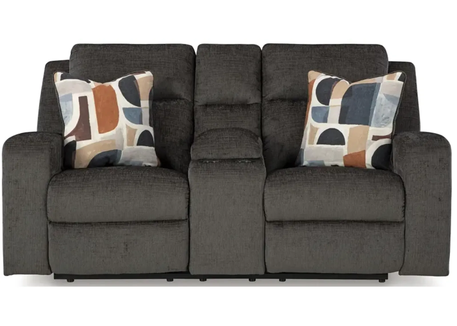 Kanlow Reclining Console Loveseat