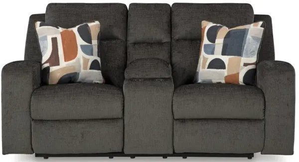 Kanlow Reclining Console Loveseat