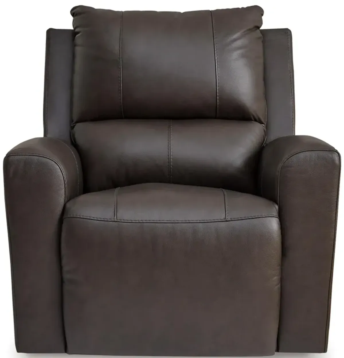 Boxmere Leather Power Rocker Recliner