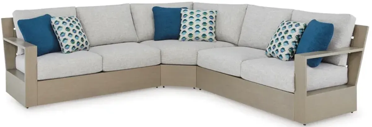 Kimpton Isle Outdoor 3-Piece Sectional