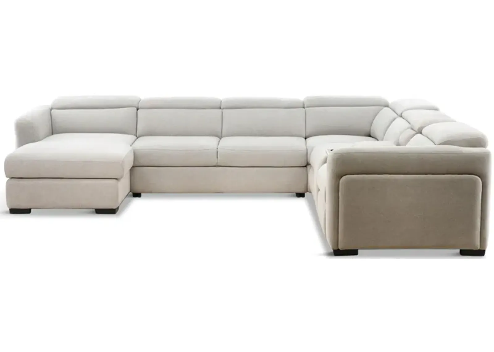 Tuscany 6-Piece Power Reclining Left-Facing Sectional Chaise