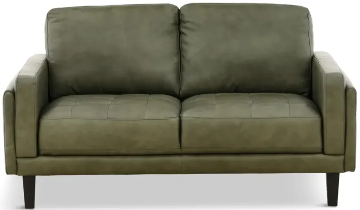 Gianna Leather Loveseat