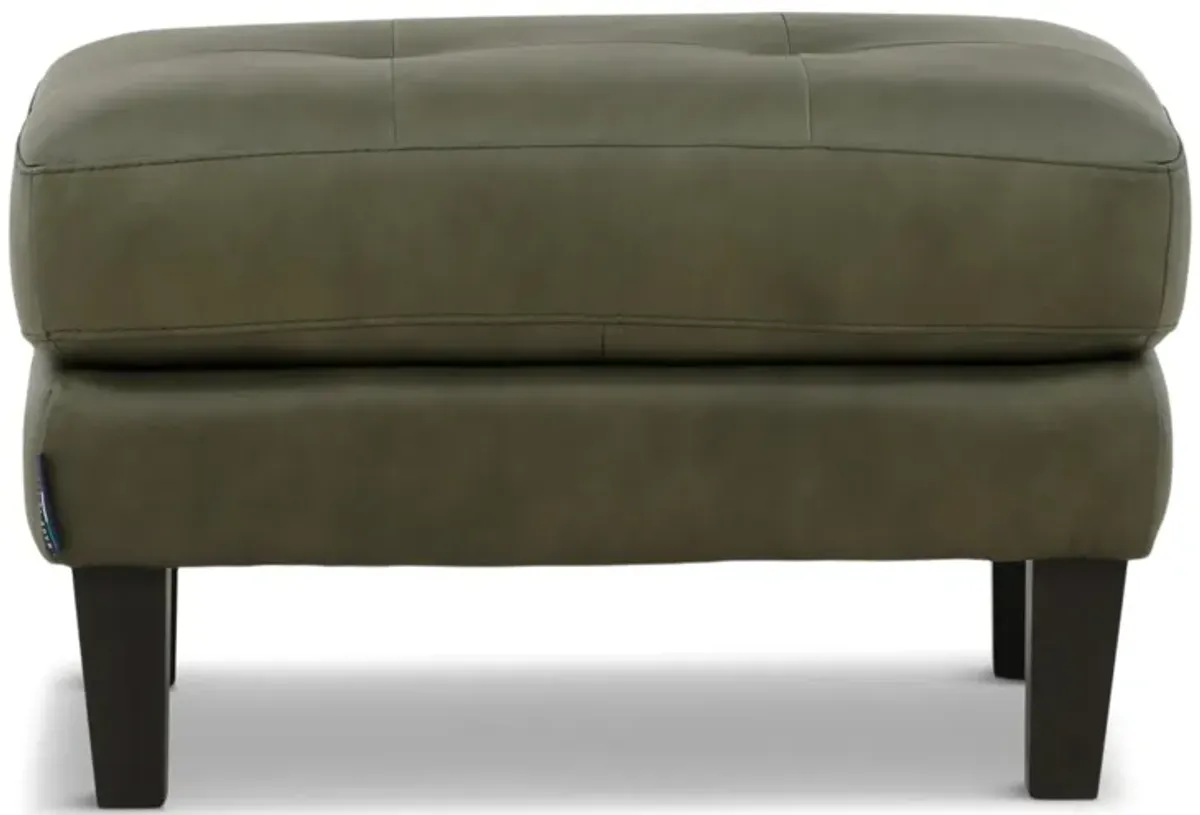 Gianna Leather Ottoman