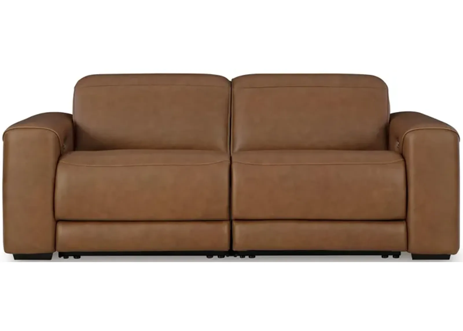 Rally-Up 2-Piece Leather Power Reclining Sectional Loveseat