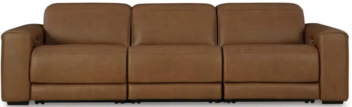 Rally-Up 3-Piece Leather Power Reclining Sectional Sofa