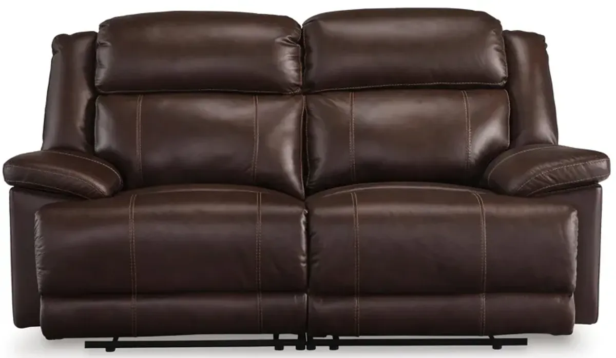 VonKurt Leather Power Reclining Loveseat