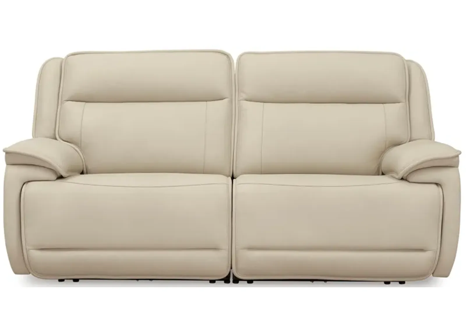 Double Deal 2-Piece Leather Power Reclining Loveseat