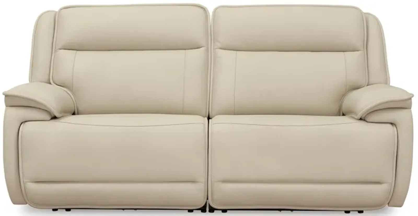 Double Deal 2-Piece Leather Power Reclining Loveseat