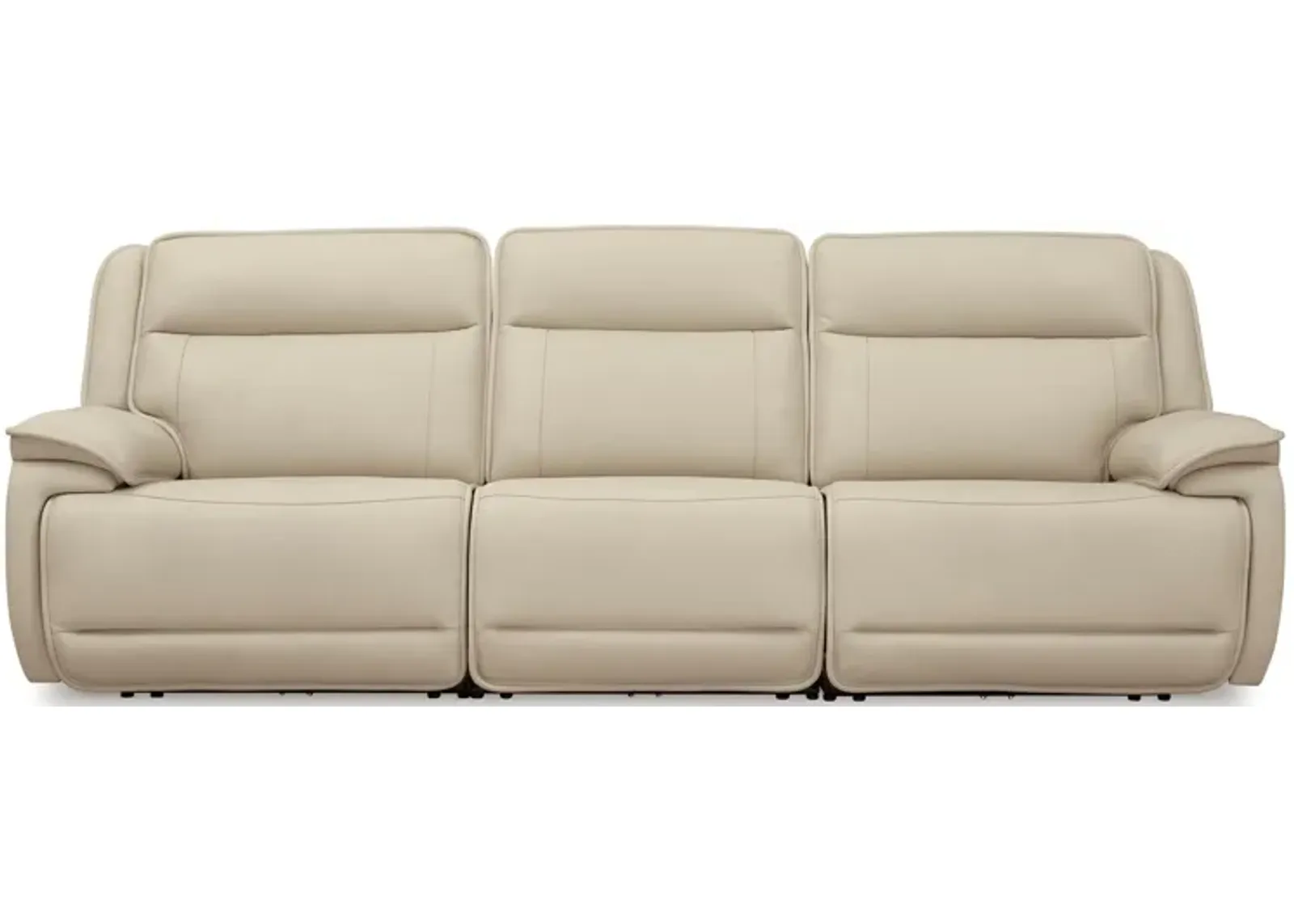 Double Deal 3-Piece Leather Power Reclining Sofa