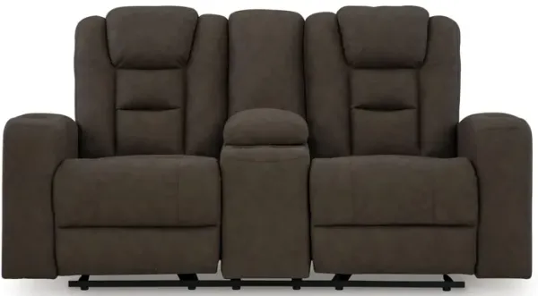 Mayhem Madness Gliding Reclining Console Loveseat