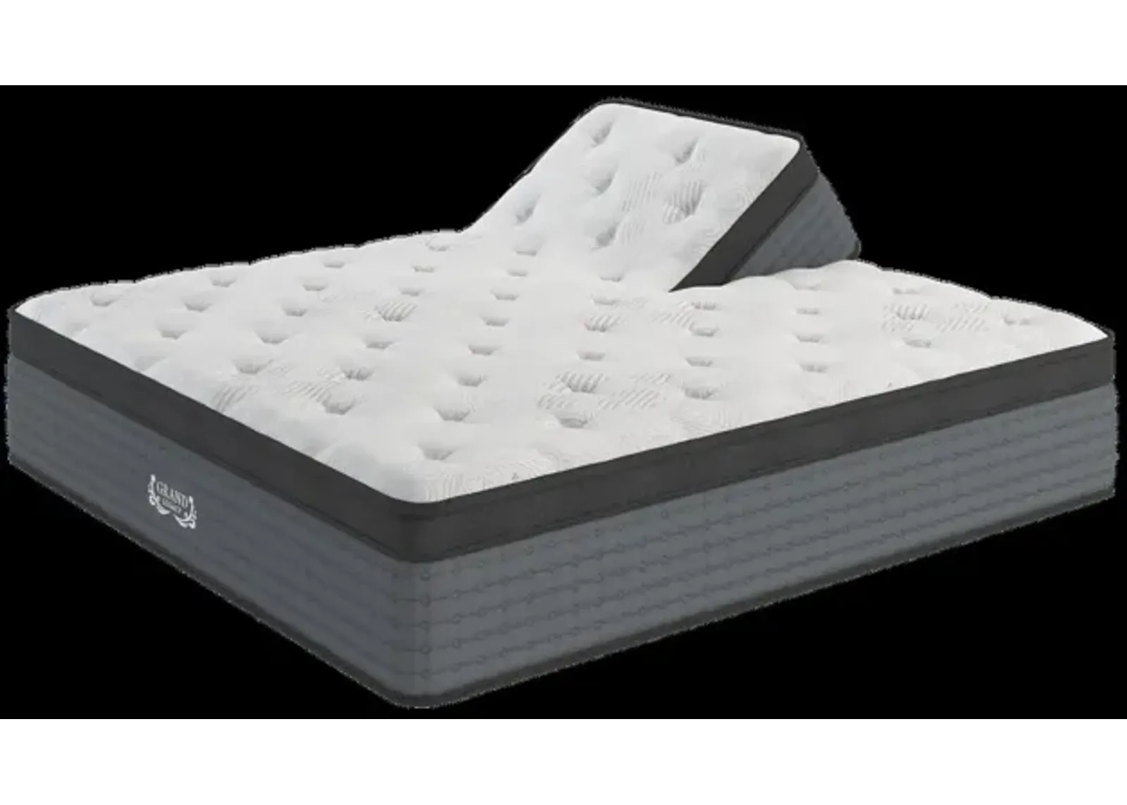 Grand Legacy Hybrid Ultra Plush Split Queen Mattress and Individual Sleep Technology Adjustable Base