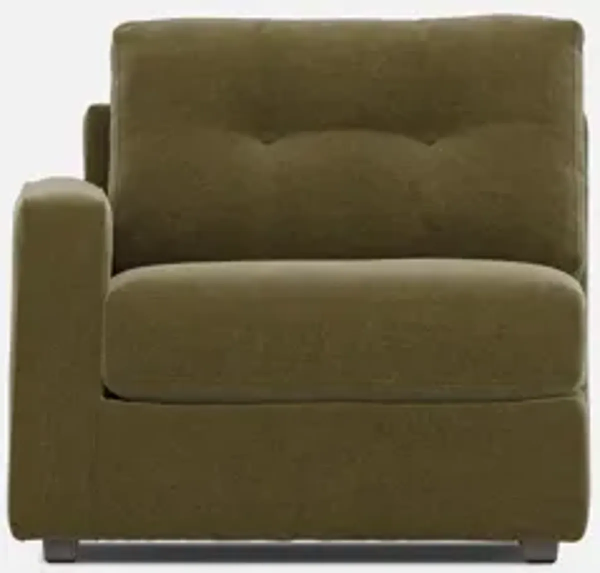 Modular One Left Arm Facing Chair - Moss