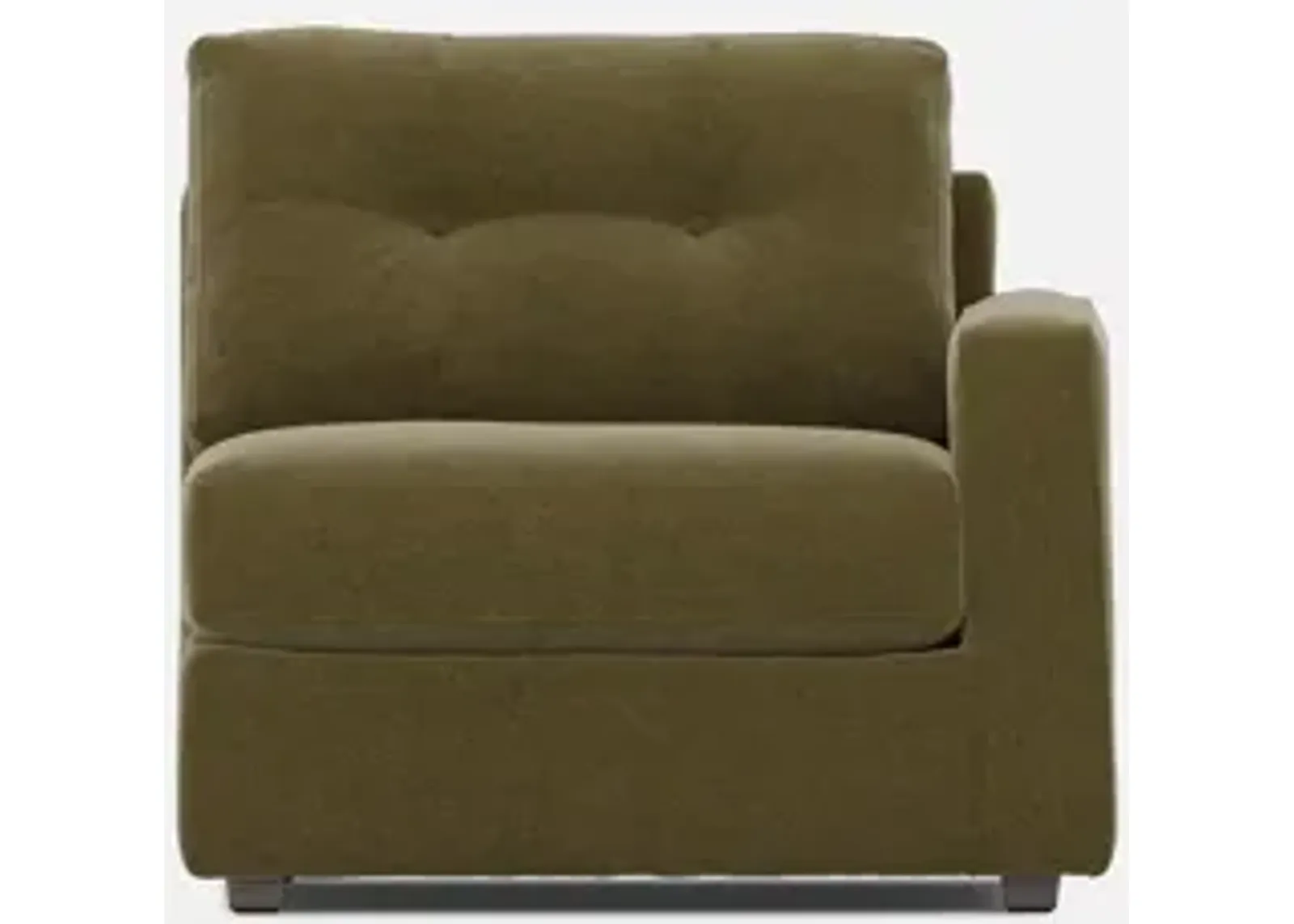 Modular One RIght Arm Facing Chair - Moss