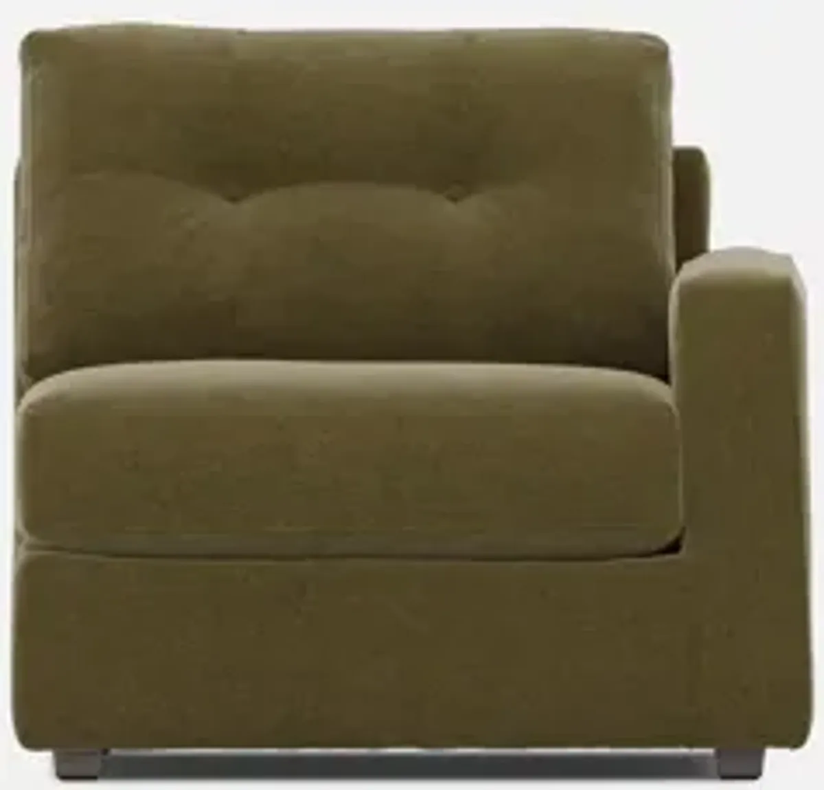 Modular One RIght Arm Facing Chair - Moss