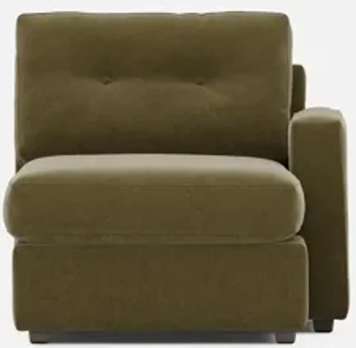 Modular One Right Arm Facing Chaise - Moss