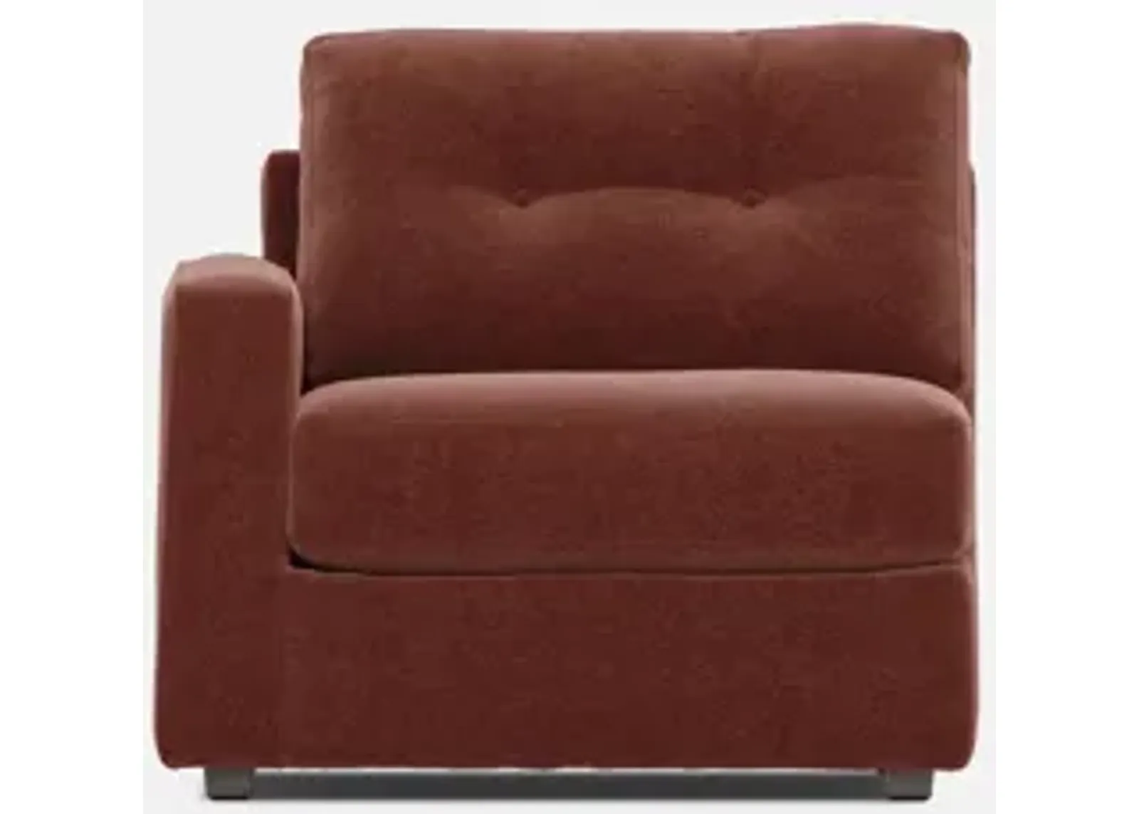 Modular One Left Arm Facing Chair - Merlot