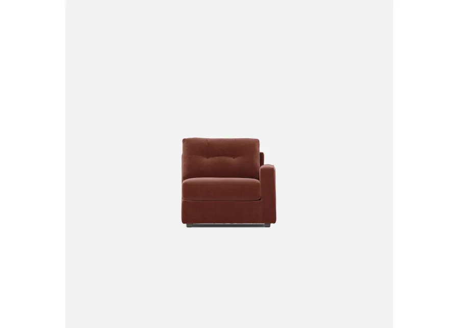 Modular One Right Arm Facing Chair - Merlot