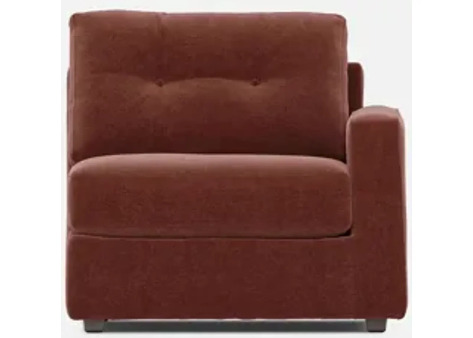 Modular One Right Arm Facing Chair - Merlot