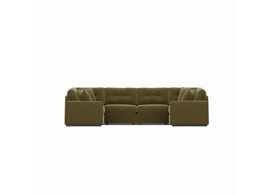 Modular One 6-Piece Sectional - Moss