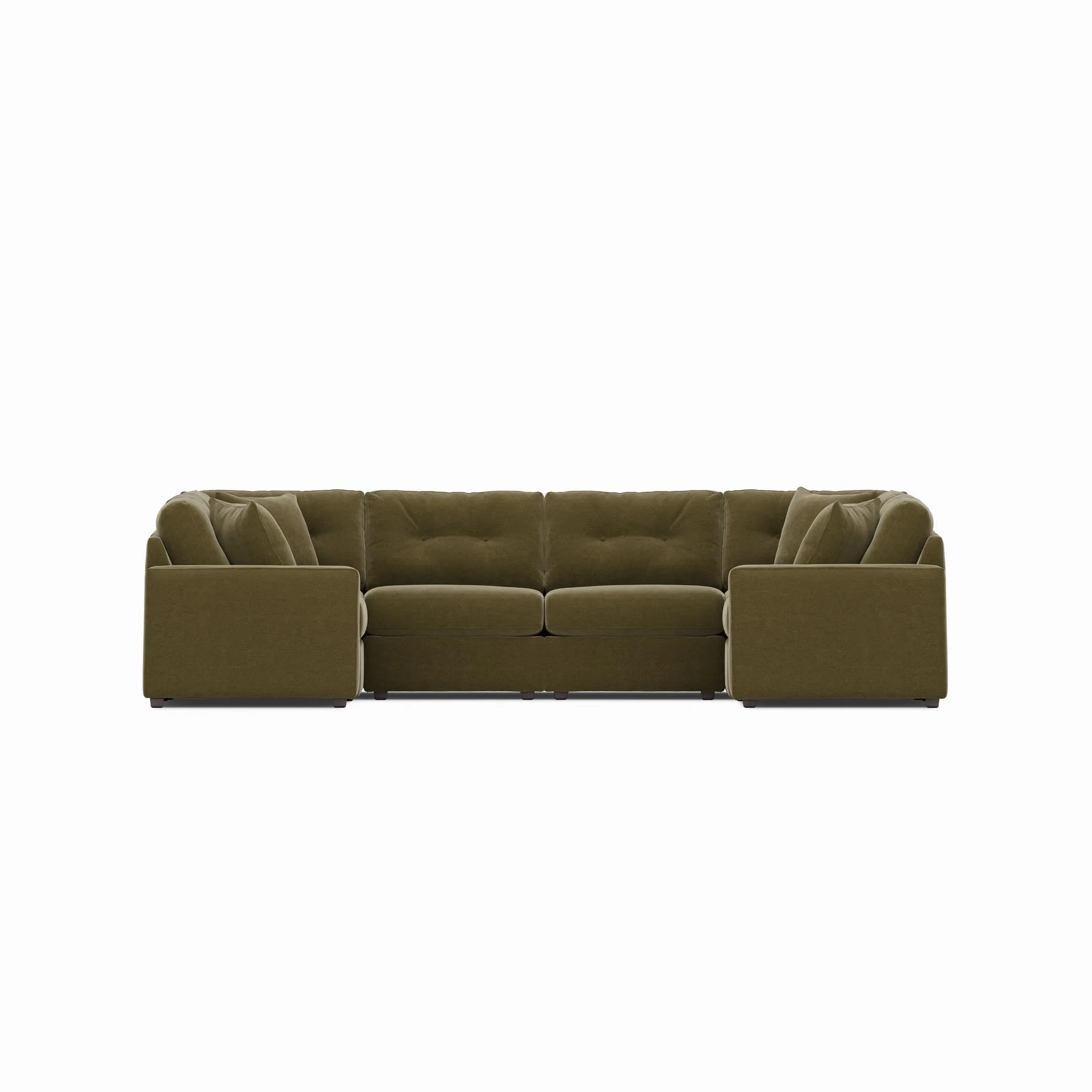 Modular One 6-Piece Sectional - Moss