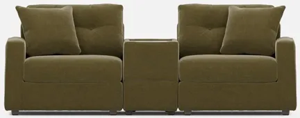 Modular One 3-Piece Console Loveseat - Moss