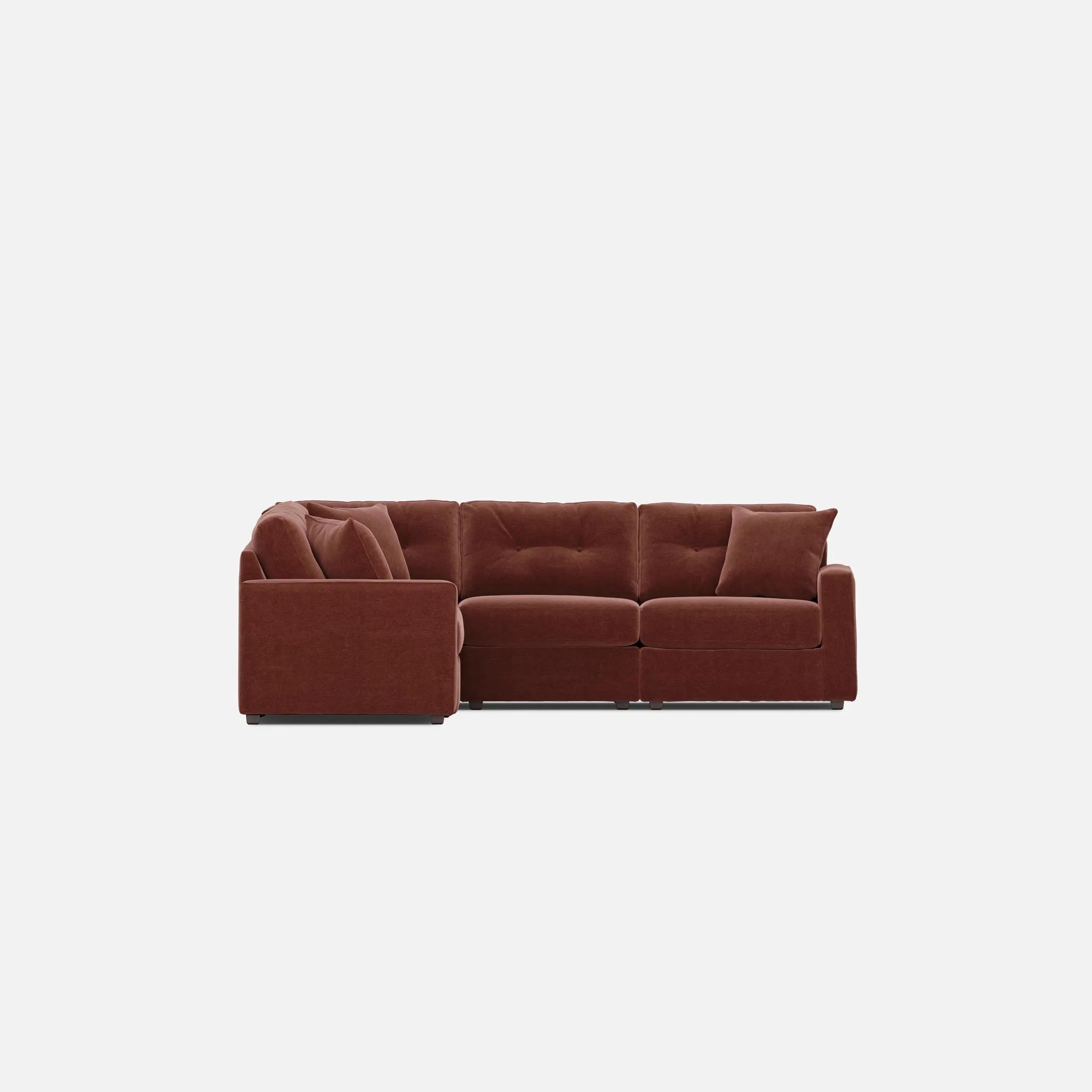 Modular One 5-Piece Sectional - Merlot