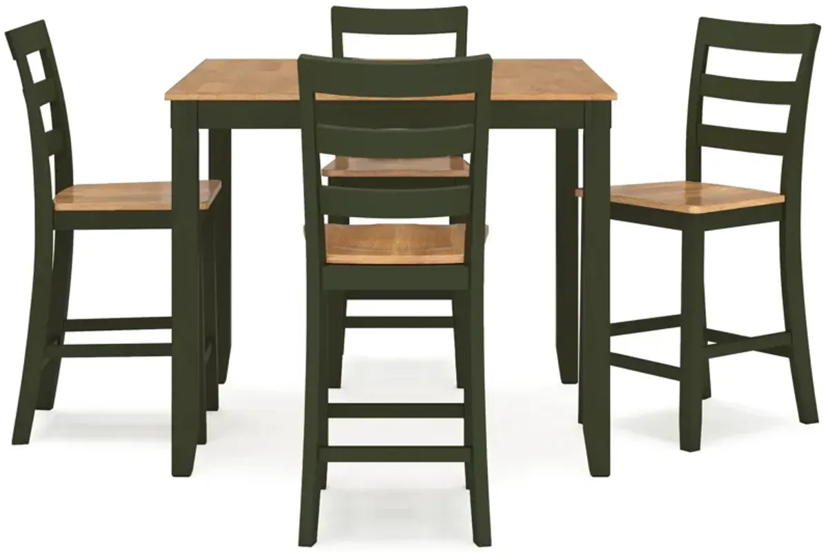 Gesthaven 5-Piece Counter Height Dining Set