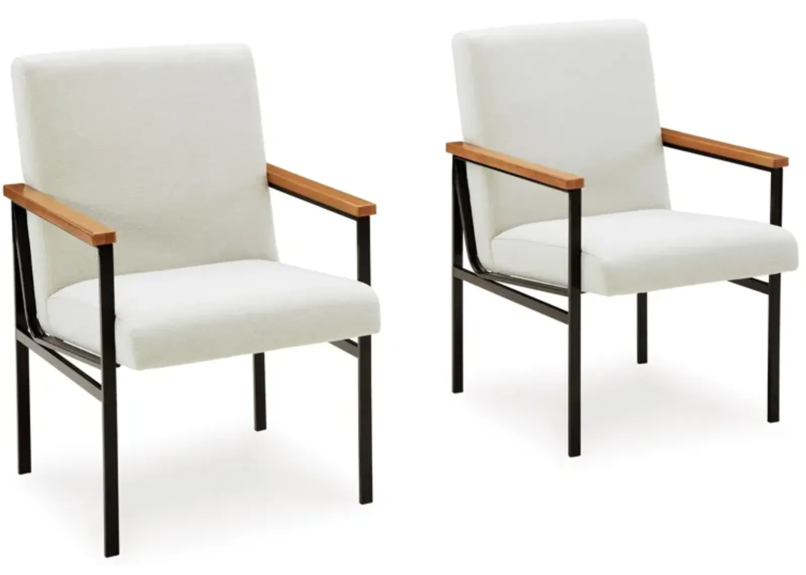 Dressoni Upholstered Dining Arm Chair (Set of 2)