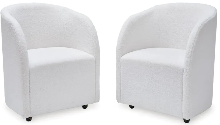 Rowanbeck Upholstered Dining Arm Chair (Set of 2)