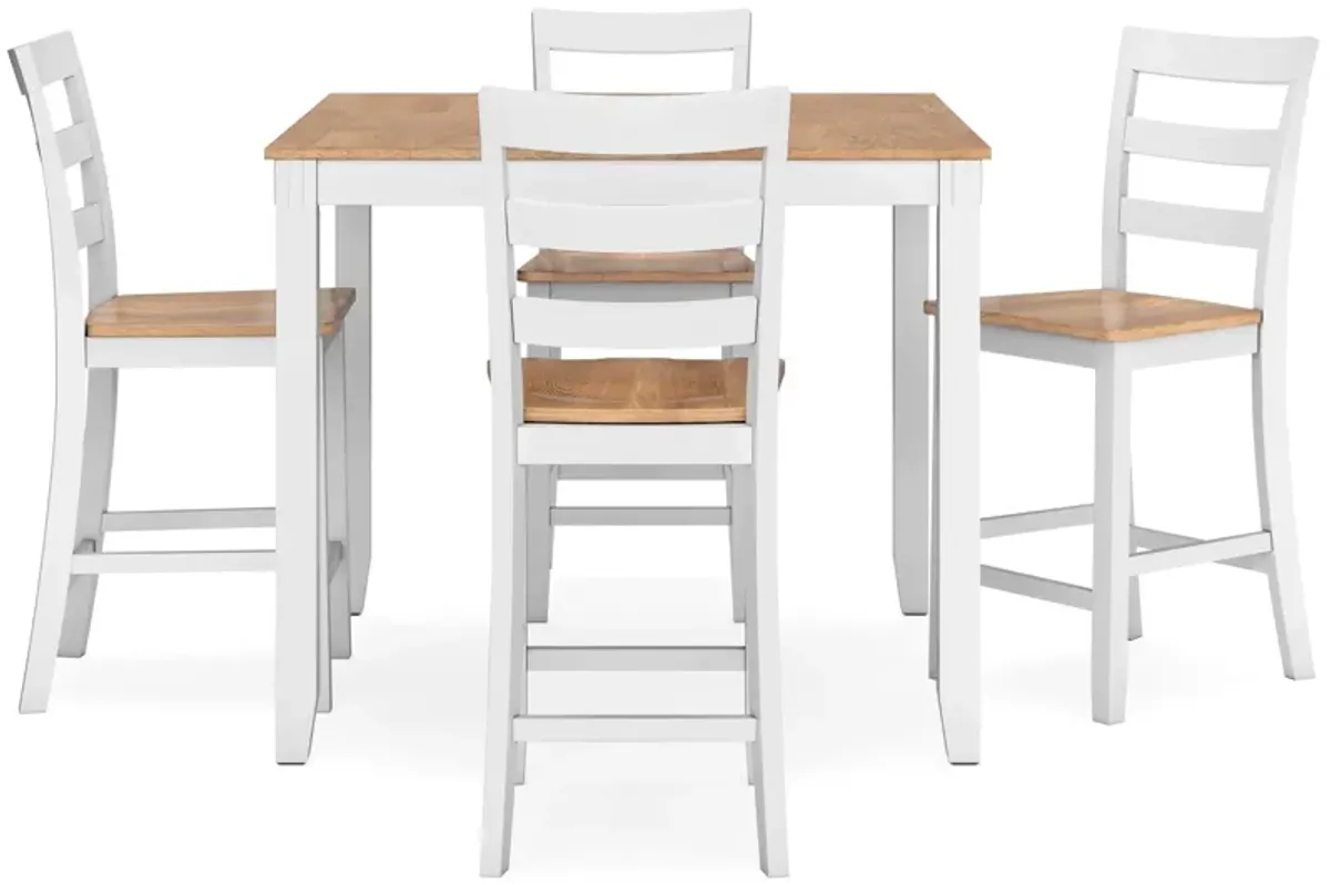 Gesthaven 5-Piece Counter Height Dining Set