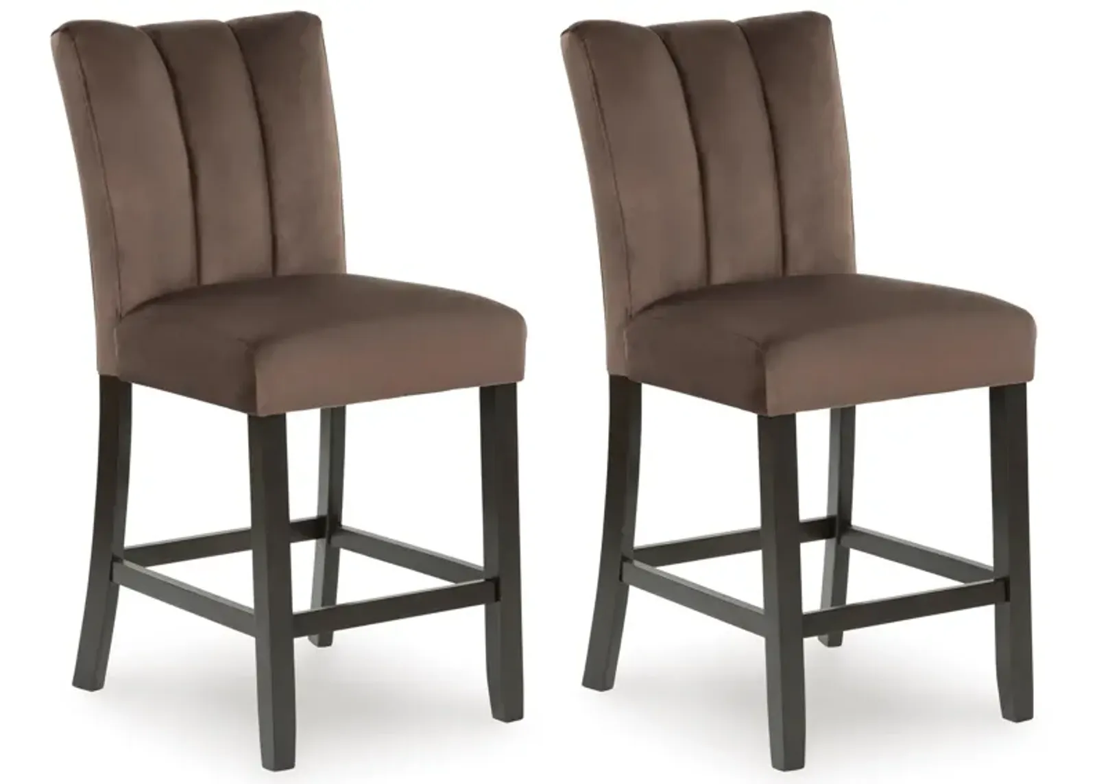 Jazmore Counter Height Upholstered Bar Stool (Set of 2)