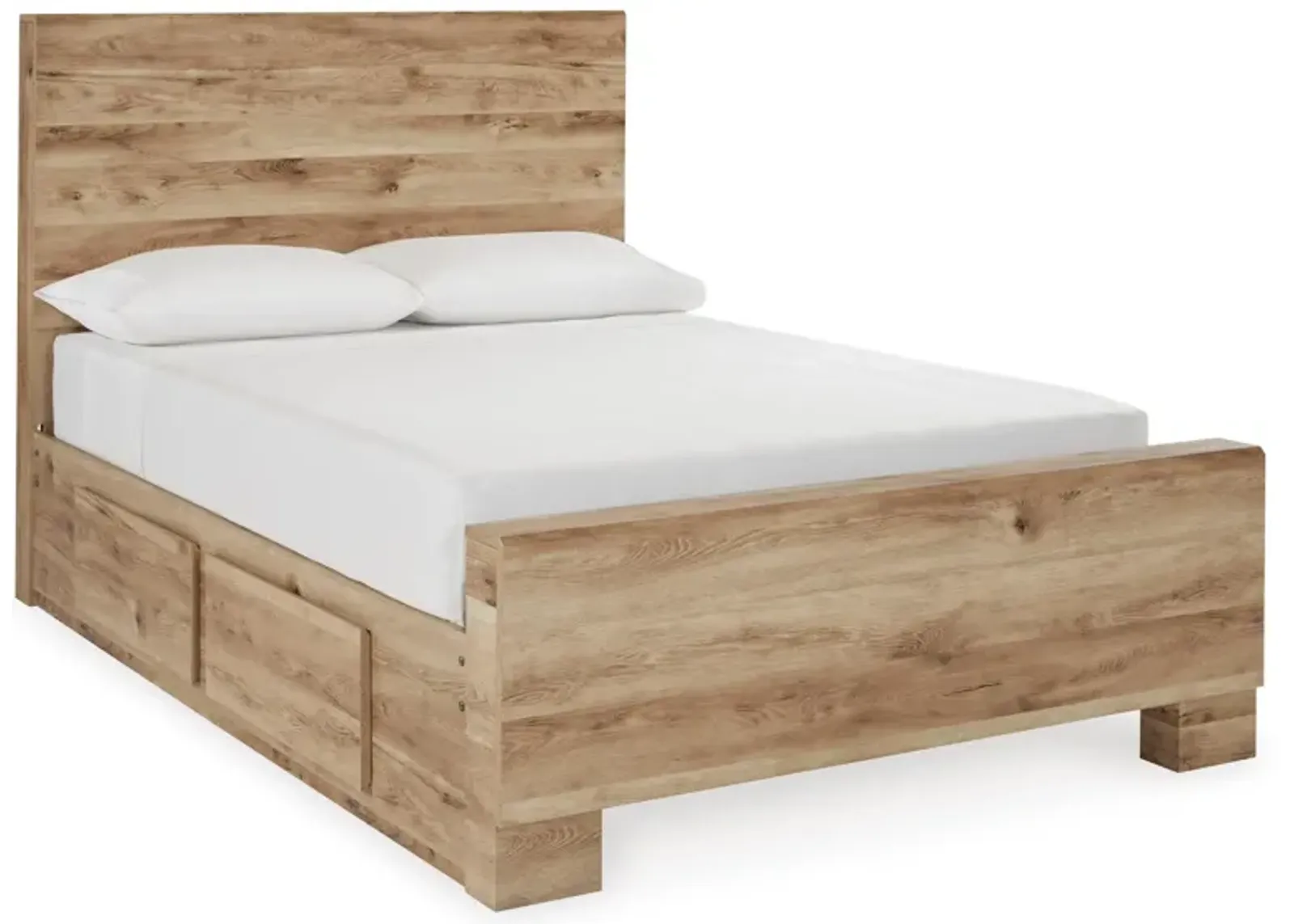 Hyanna Full Panel Bed with 1 Side Storage