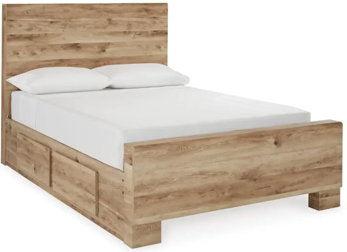 Hyanna Full Panel Bed with 1 Side Storage