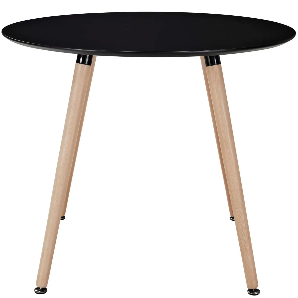 Track Round Dining Table by Modway Black