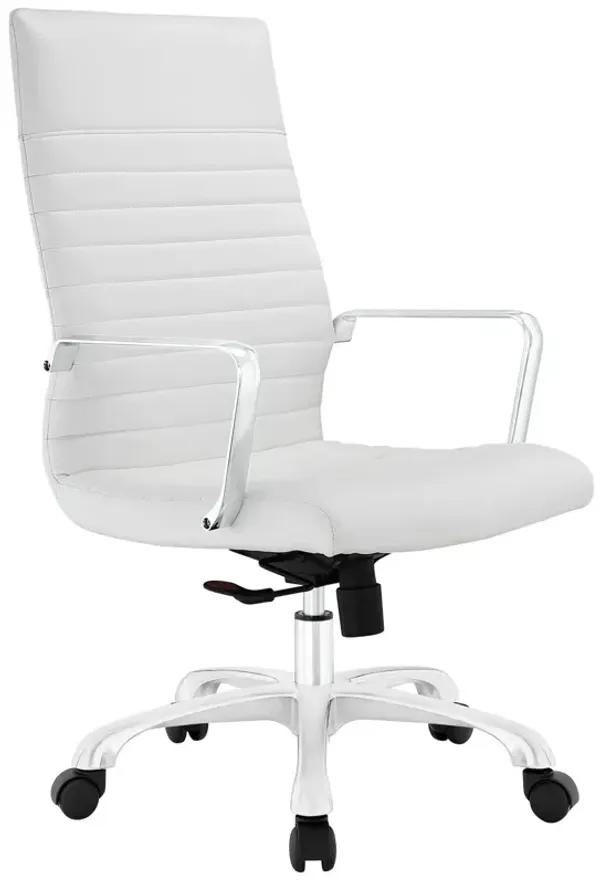 Finesse Highback Office Chair by Modway White