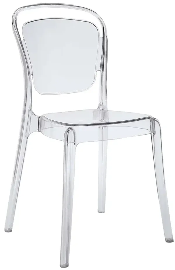 Entreat Dining Side Chair by Modway Clear